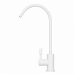 Puritek Floa Rubinetto di prelievo 1 via Acciaio Inox per depuratori  1/4” Bianco