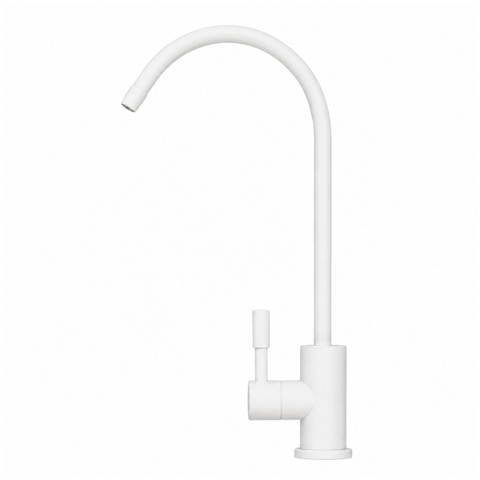332236-WH-1536x1536 Puritek Floa Rubinetto di prelievo 1 via Acciaio Inox per depuratori 1/4” Bianco - immagine 1