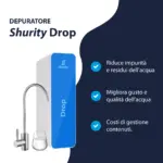 Shurity Drop Depuratore acqua con Microfiltrazione Sottolavello - 1 via, Liscia - immagine 4