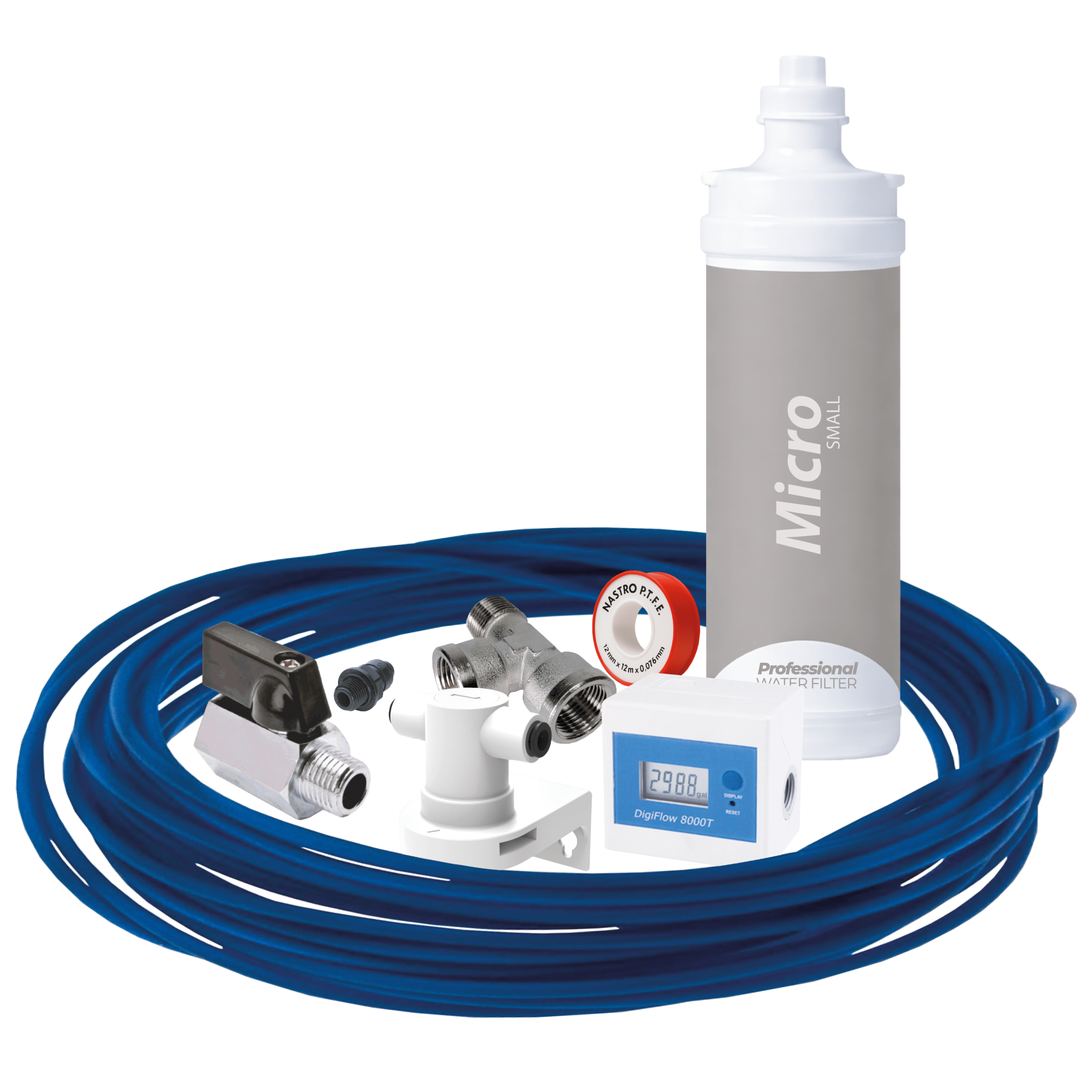 1 Kit Installazione Pro Shurity Home 2 con Microfiltrazione e Contalitri - immagine 1