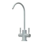 Shurity 210 Rubinetto di prelievo 2 vie per depuratori Acciaio Inox 1/4” Bianco