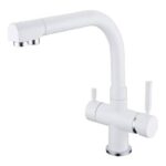 Shurity 380 Rubinetto da cucina 3 vie 3/8” Bianco