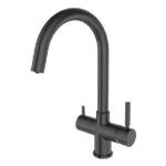 Shurity 410 Rubinetto da cucina 4 vie 3/8" Nero Opaco