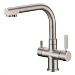 Shurity 420 Rubinetto da cucina 4 vie 3/8" Nickel Spazzolato