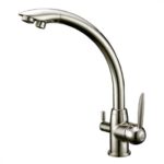 Shurity 340 Rubinetto da cucina 3 vie 3/8” Nickel Spazzolato
