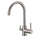 Shurity 350 Rubinetto da cucina 3 vie 3/8” Nickel Spazzolato