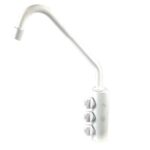 Shurity 300 Rubinetto di prelievo 3 vie per depuratori 1/4”mm. Bianco