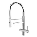 Shurity 360 Rubinetto da cucina con Doccetta a molla 3 vie 3/8” Cromo