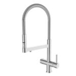 Shurity 390 Rubinetto da cucina con Doccetta senza metalli pesanti 3 vie 3/8” Cromo