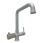 Shurity 592 Rubinetto da cucina Canna Alta 5 vie 3/8” Bianco
