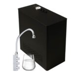 Puritek Osmo Fresh Refrigeratore acqua con Osmosi Inversa diretta Sottolavello - 3 vie, Liscia, Gassata e Fredda - BLACK EDITION
