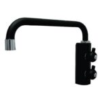 Shurity 212 Rubinetto di prelievo 2 vie Sottofinestra per depuratori 6mm. Nero Opaco