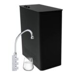 Puritek Micro Fresh Home Refrigeratore acqua con Filtrazione 15Lt/h. Sottolavello - 3 vie, Liscia, Gassata e Fredda BLACK EDITION