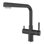 Shurity 520 Rubinetto da cucina 5 vie 3/8" Nero Opaco