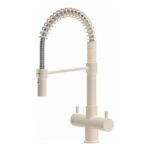 Shurity Milano Rubinetto da cucina a molla 3 vie 3/8” Granito Avena
