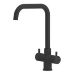 Shurity Monza Rubinetto da cucina 3 vie 3/8” Nero Opaco