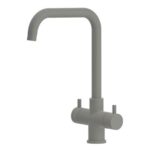 Shurity Monza Rubinetto da cucina 3 vie 3/8” Grigio Tortora