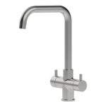 Shurity Monza Rubinetto da cucina 3 vie 3/8” Nickel Spazzolato