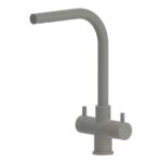 Shurity Sorrento Rubinetto da cucina 3 vie 3/8” Grigio Tortora