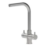 Shurity Sorrento Rubinetto da cucina 3 vie 3/8” Nickel Spazzolato
