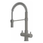 Shurity Milano Rubinetto da cucina a molla 5 vie 3/8” Grigio Tortora