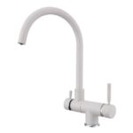 Shurity 470 Rubinetto da cucina Abbattibile sottofinestra 4 vie 3/8” Granito Avena