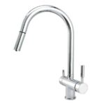 Shurity 351 Rubinetto da cucina con Doccetta estraibile 3 vie 3/8” Cromo