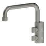 Shurity Napoli Rubinetto di prelievo Sottofinestra per depuratori 2 Vie 6mm. Nickel Spazzolato