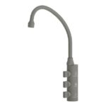 Shurity Firenze Rubinetto di prelievo per depuratori 3 Vie 6mm. Grigio Tortora