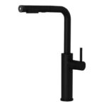 Shurity 385 Rubinetto da cucina con Doccetta estraibile 3 vie 3/8” Nero Opaco