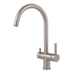Shurity 512 Rubinetto da Cucina 5 Vie 3/8” in Acciaio inox Nickel Spazzolato