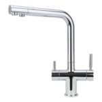 Shurity 384 Rubinetto da cucina 3 vie Acciaio Inox 3/8” Cromo