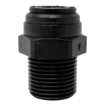 Fluid Fit Terminale diritto tubo Ø - filetto conico BSPT 6MM x 3/8"