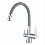 Shurity Flexi Rubinetto da cucina 3 vie Cromo/Grigio
