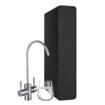 Puritek Osmo Alkalin 400 Depuratore acqua Osmosi inversa diretta 2 Vie Acqua Liscia e Alcalina - BLACK EDITION