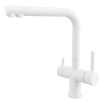 Shurity 524 Rubinetto da cucina 5 vie Acciaio Inox Bianco